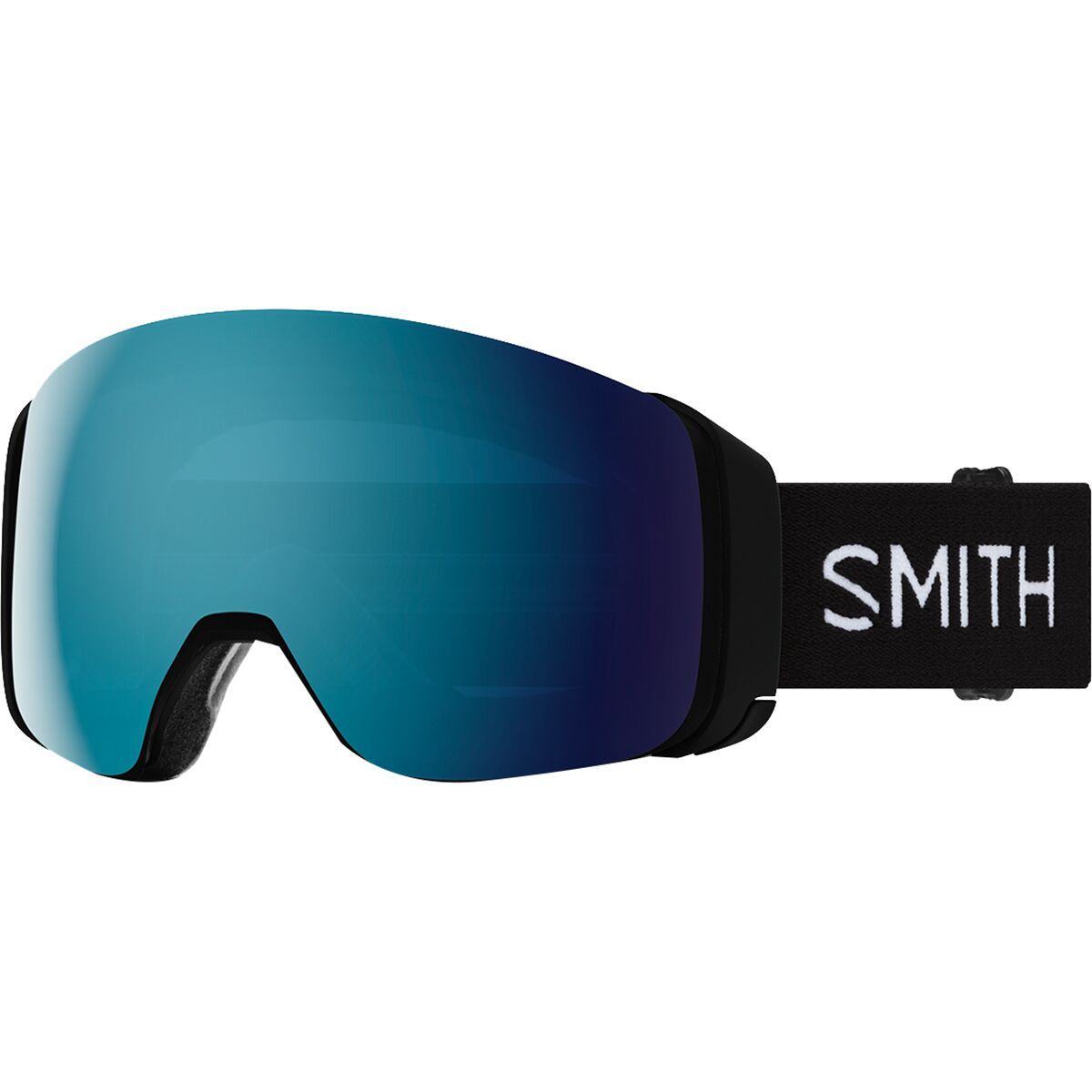 Image of Smith 4D MAG XL ChromaPop Goggles Black/ChromaPop Sun Blue Mirror, One Size
