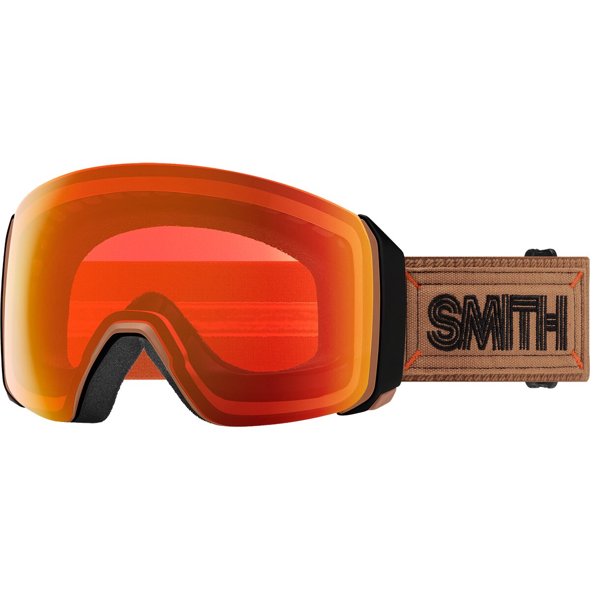 Image of Smith 4D MAG XL ChromaPop Goggles Black Warm Steel, One Size