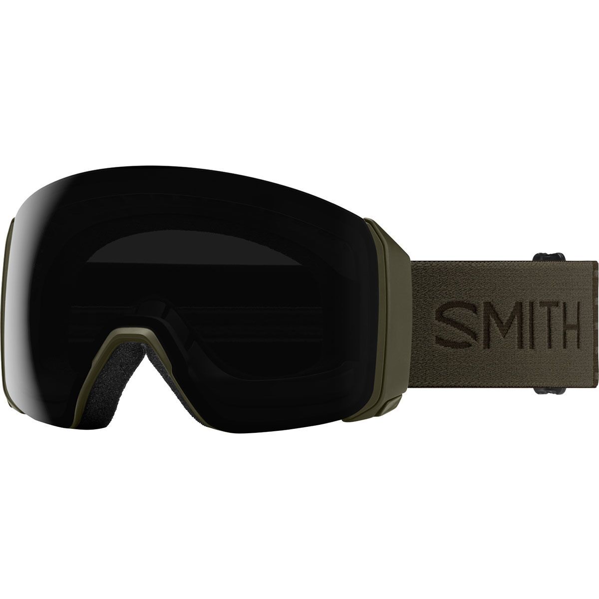 Image of Smith 4D MAG XL ChromaPop Goggles Forest/ChromaPop Sun Black, One Size