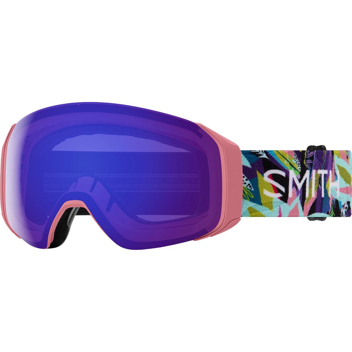 Image of Smith 4D MAG S Low Bridge Fit Goggles Birds of Prey/ChrPop Evryday Violet, One Size