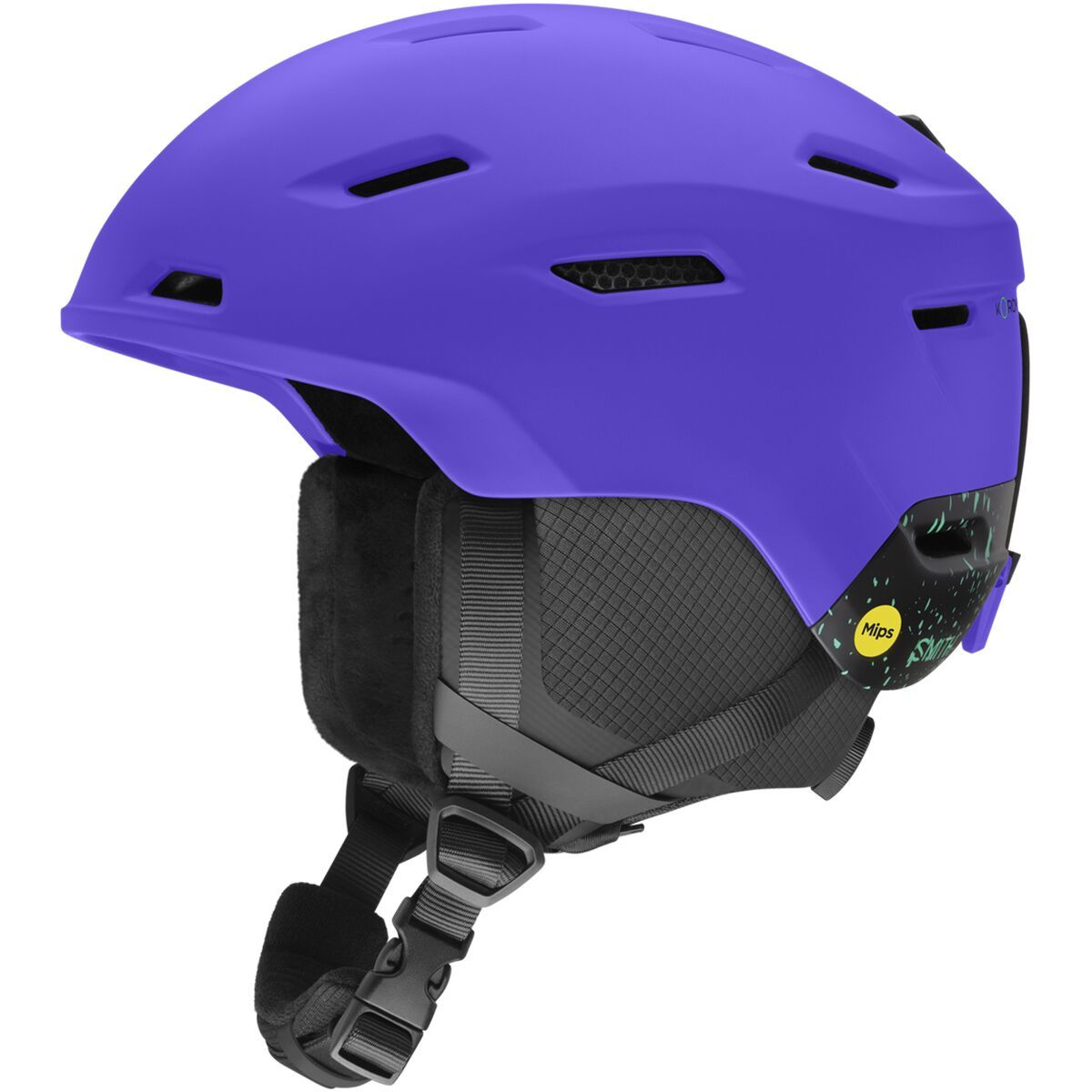 Image of Smith Descend Mips Helmet Matte Ultraviolet/Emerald City, S