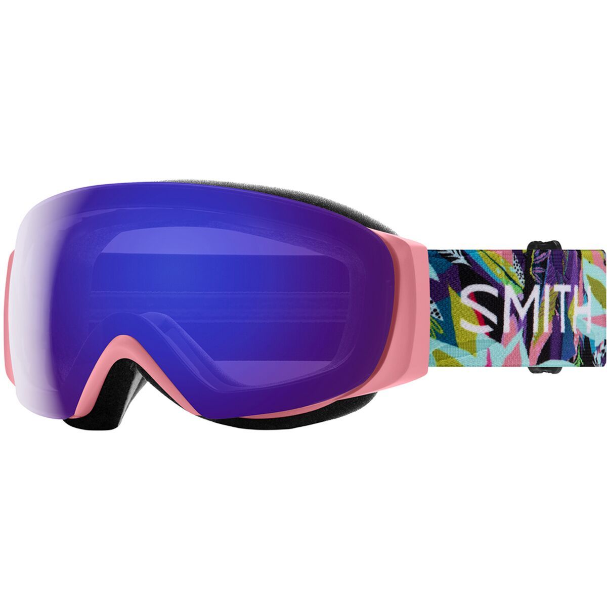 Image of Smith I/O MAG S ChromaPop Low Bridge Fit Goggles Birds of Prey/ChrmPop Evrydy Vio Mir, One Size
