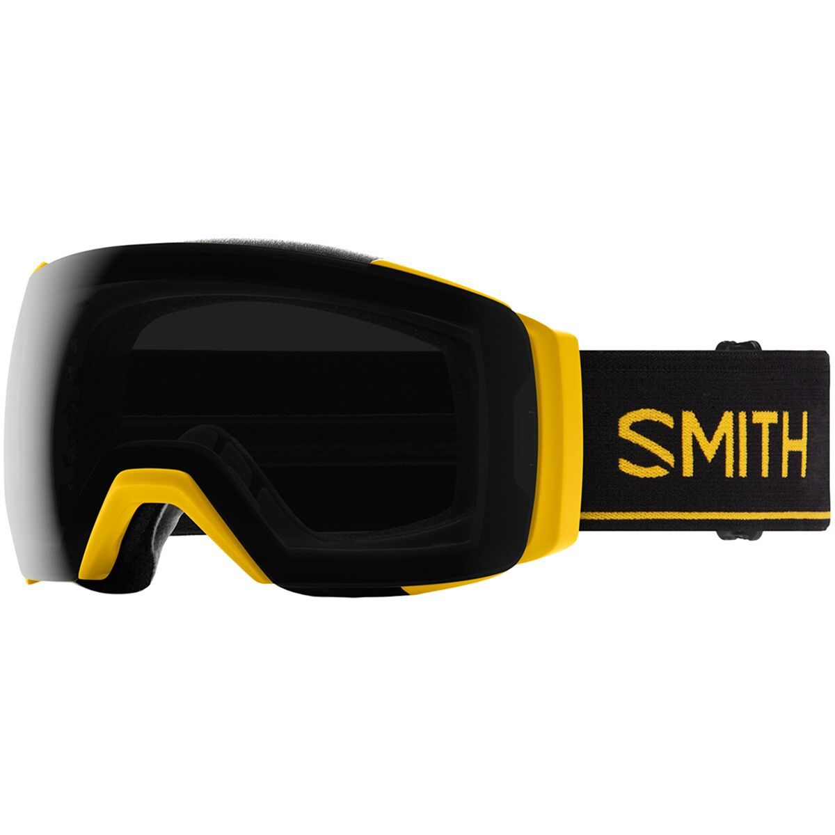 Image of Smith I/O MAG XL ChromaPop Low Bridge Fit Goggles Killer Bee/ChromaPop Sun Blk, One Size