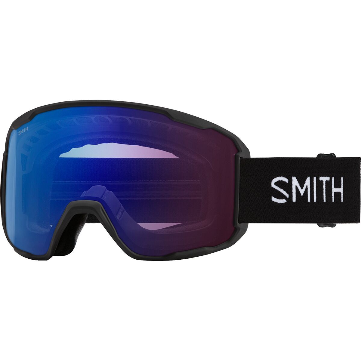 Image of Smith Preview Goggles Black/ChromaPop Photochromic Rose Flash, One Size