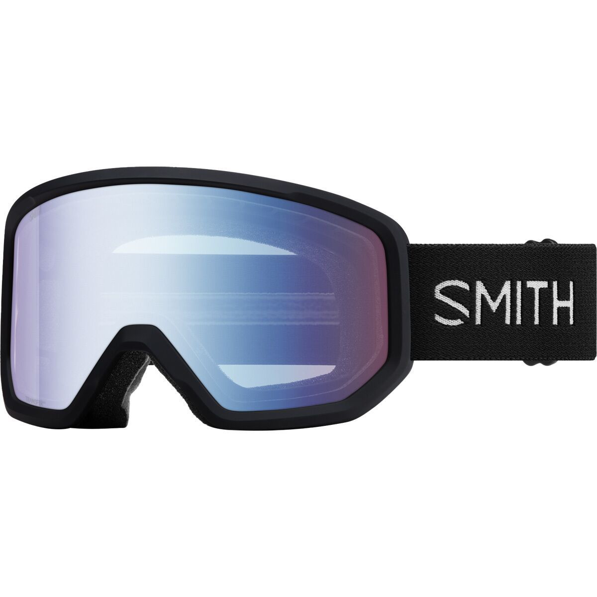 Image of Smith Transfer Goggles Black/Blue Sensor Mirror, One Size