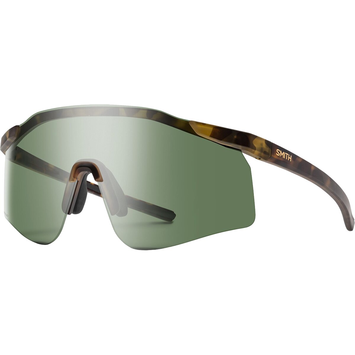 Image of Smith Defy ChromaPop Sunglasses Matt Vintage Tort/ChromPop Gray Green, One Size