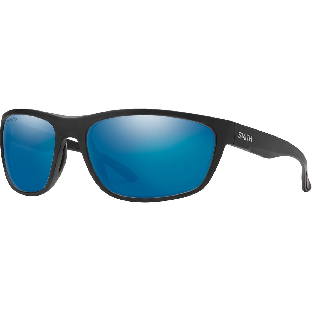 Image of Smith Redding 2 ChromaPop Polarized Sunglasses Matt Black/ChromPop Pol Blue Mir, One Size