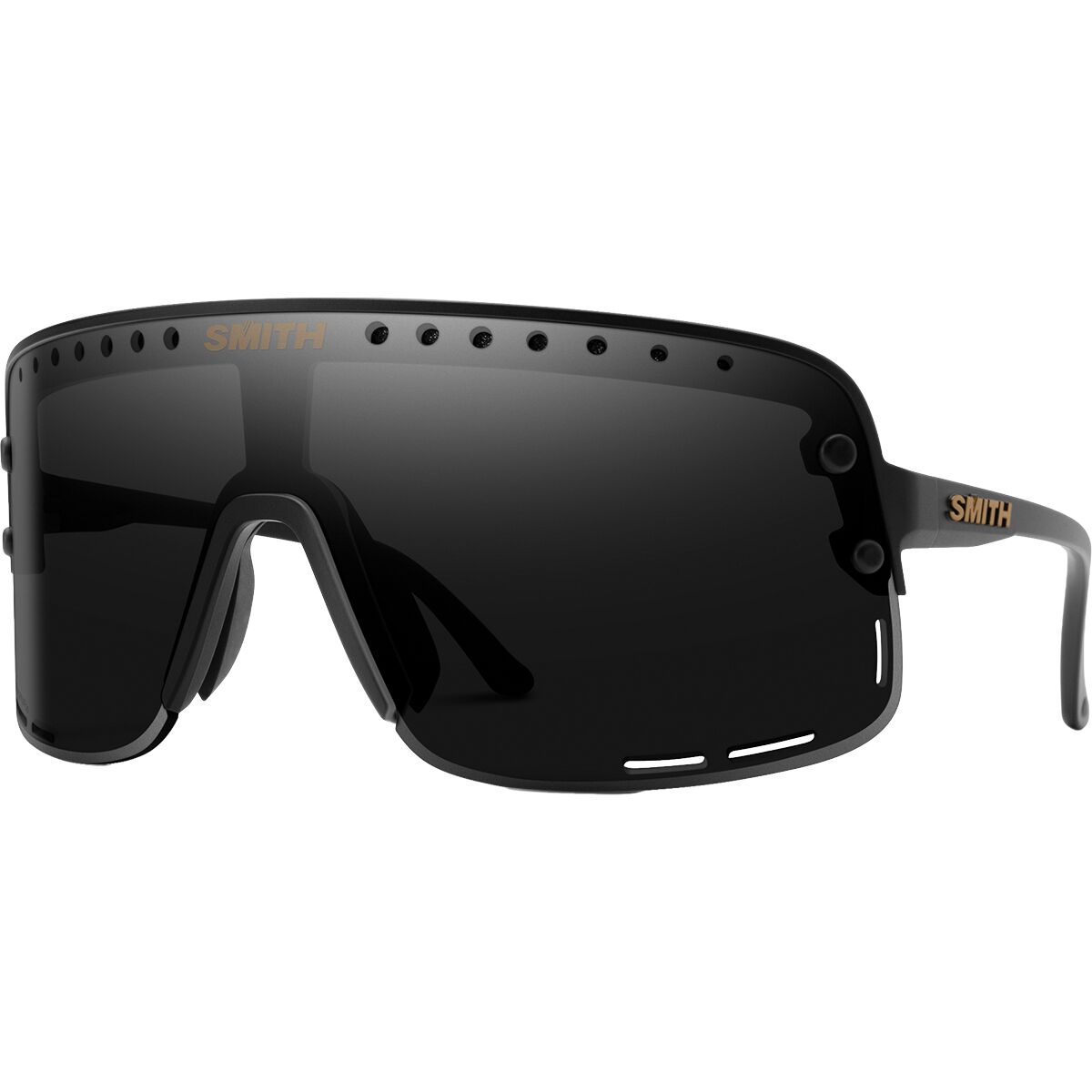 Image of Smith Ultralite ChromaPop Sunglasses Matt Black/ChromPop Black, One Size
