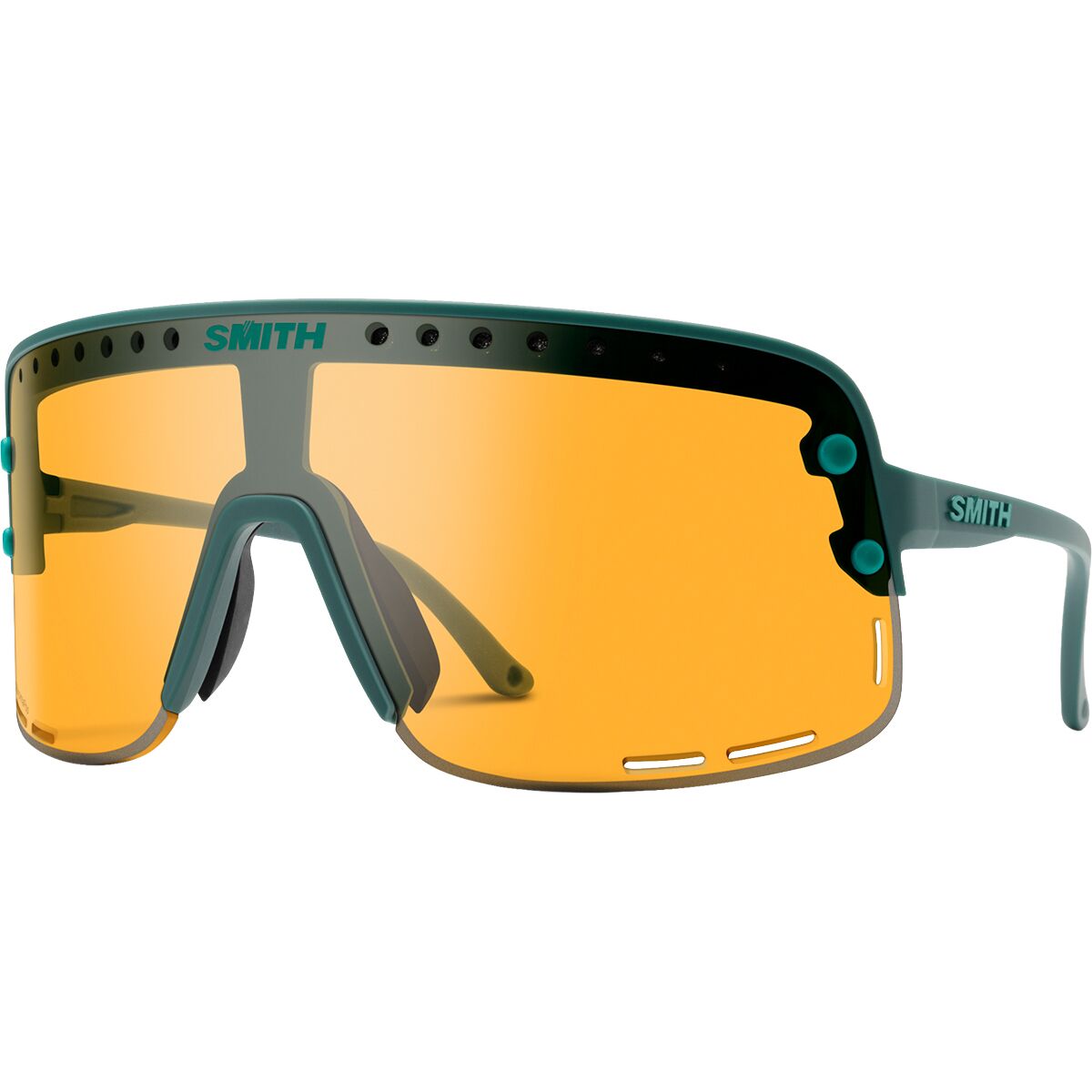 Image of Smith Ultralite ChromaPop Sunglasses Matt Malachite/ChromPop Low Light Copper, One Size