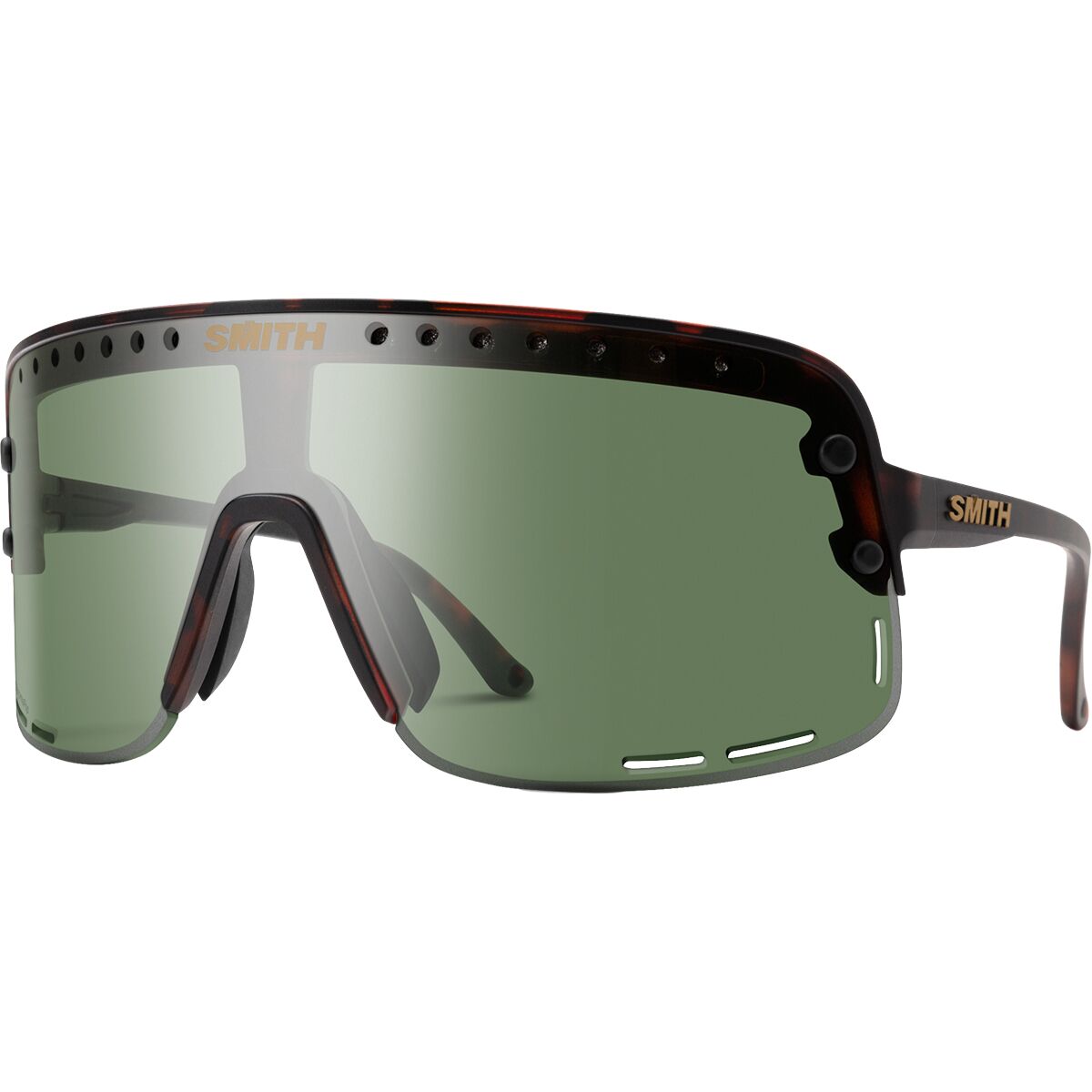 Image of Smith Ultralite ChromaPop Sunglasses Matt Tort/ChromPop Gray Green, One Size