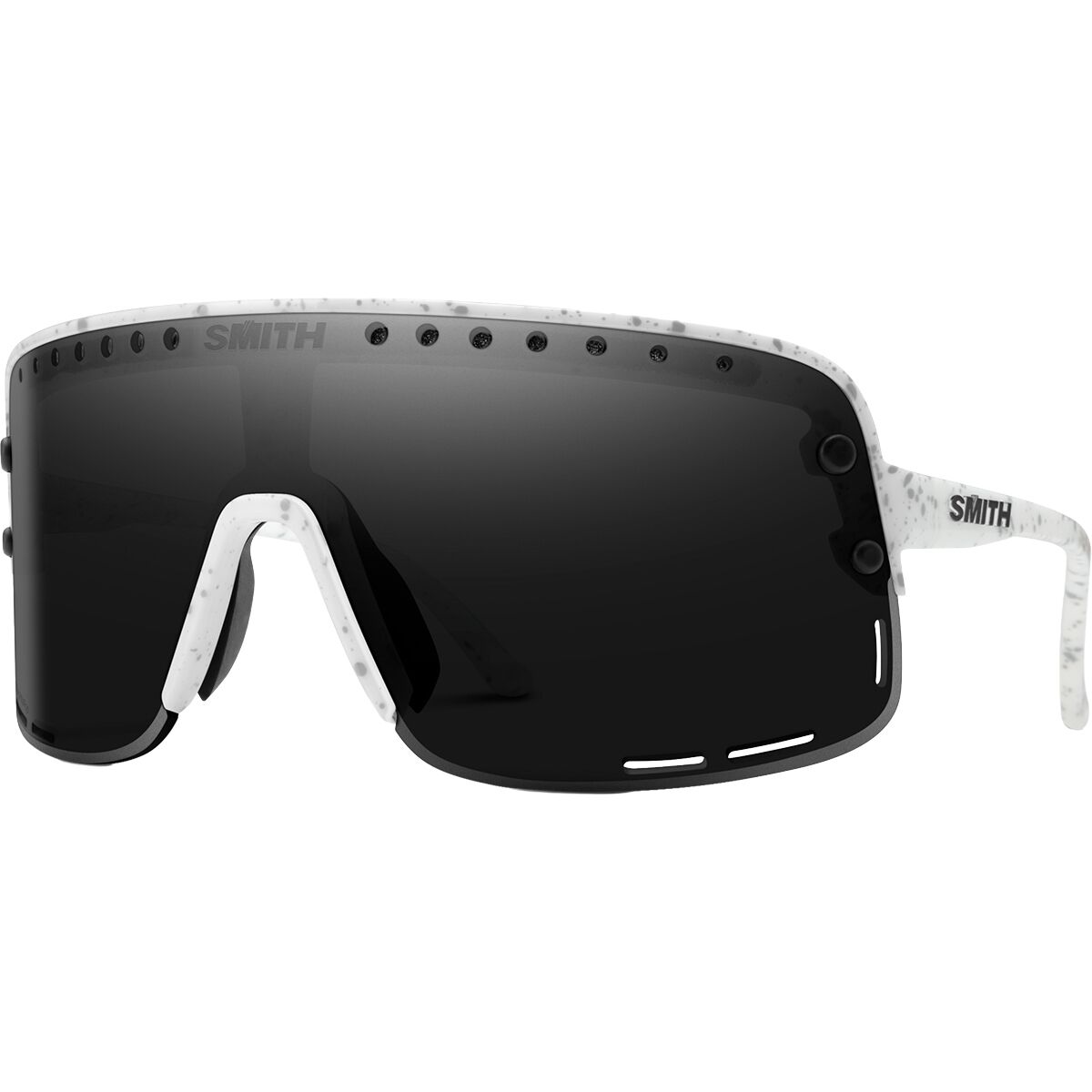 Image of Smith Ultralite ChromaPop Sunglasses Snow White/ChromaPop Black, One Size