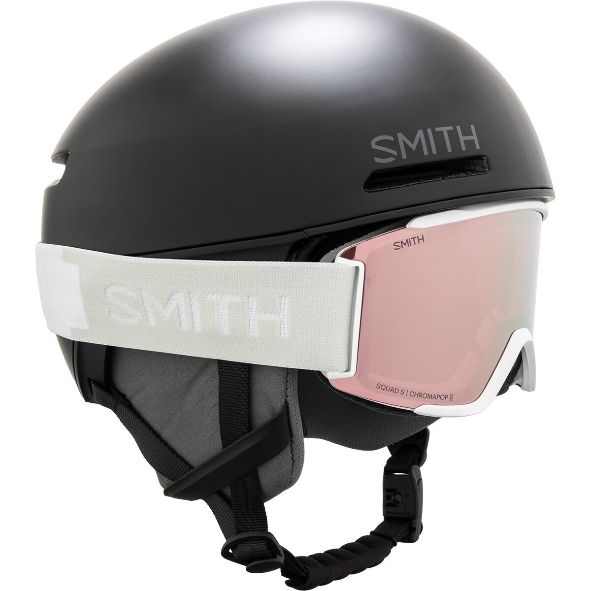 Image of Smith Code Mips Helmet + Squad S Goggles Matte Black2, White Vapor, M