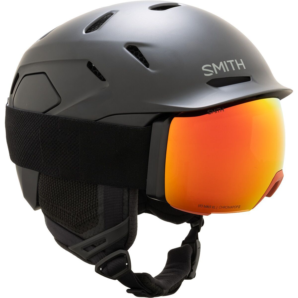 Image of Smith Nexus Mips Helmet + I/O MAG XL ChromaPop Goggles Matte Black, Limited Clay Black, L
