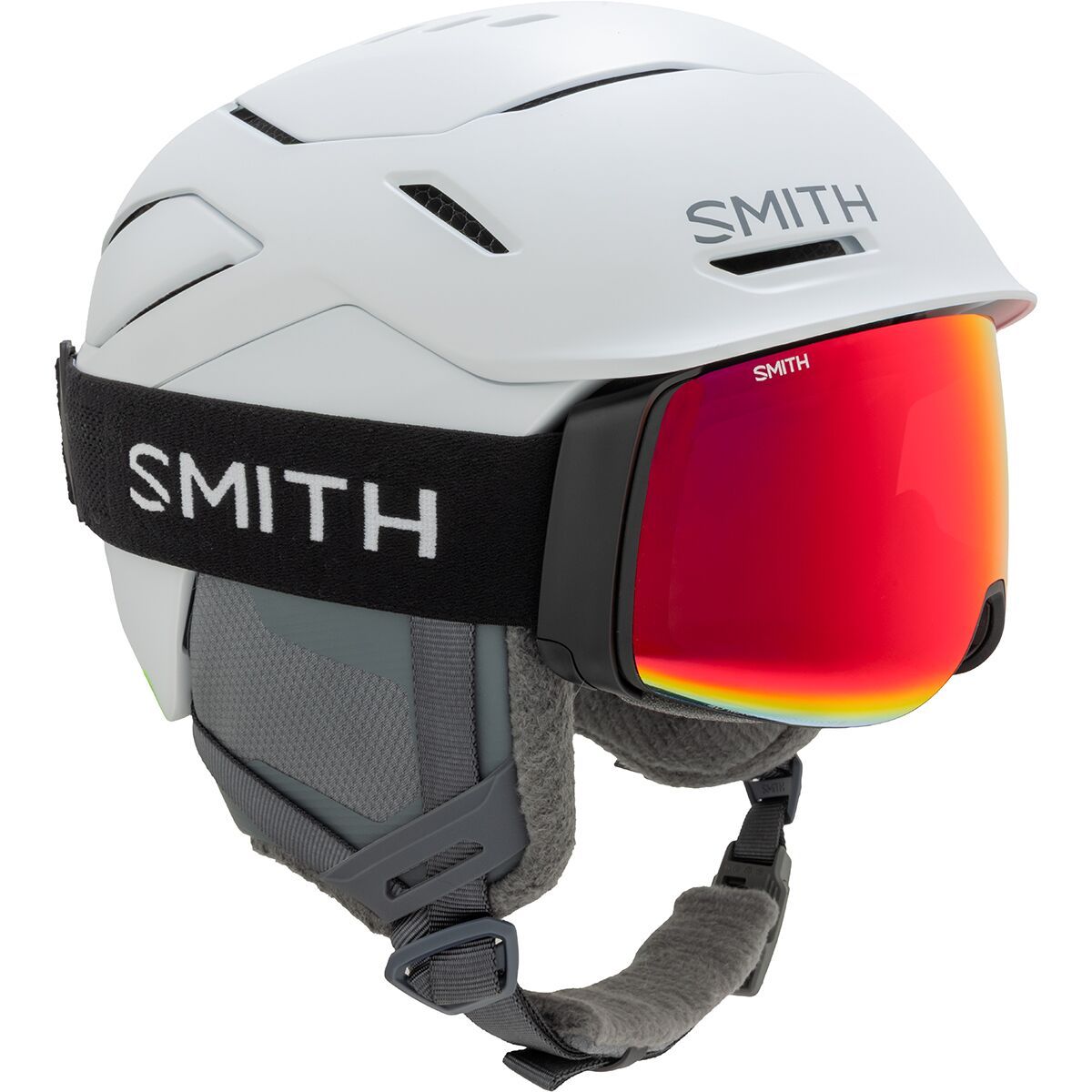 Image of Smith Vantage 2 Mips Helmet + 4D MAG ChromaPop Goggles Matte White, Black, S