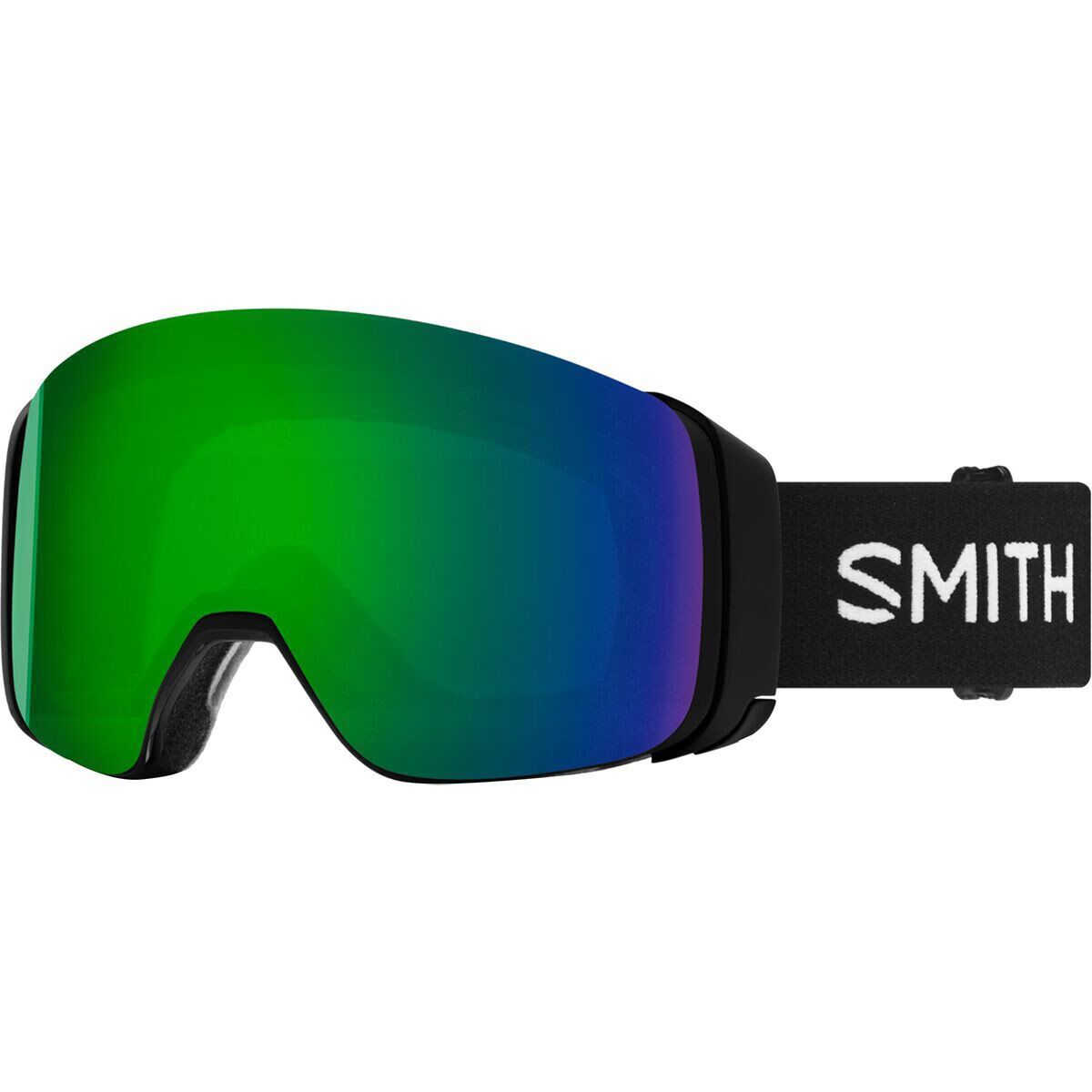 Smith Smith 4D MAG ChromaPop Goggles + Extra Lens Black/ChromaPop Sun Green Mirror, One Size