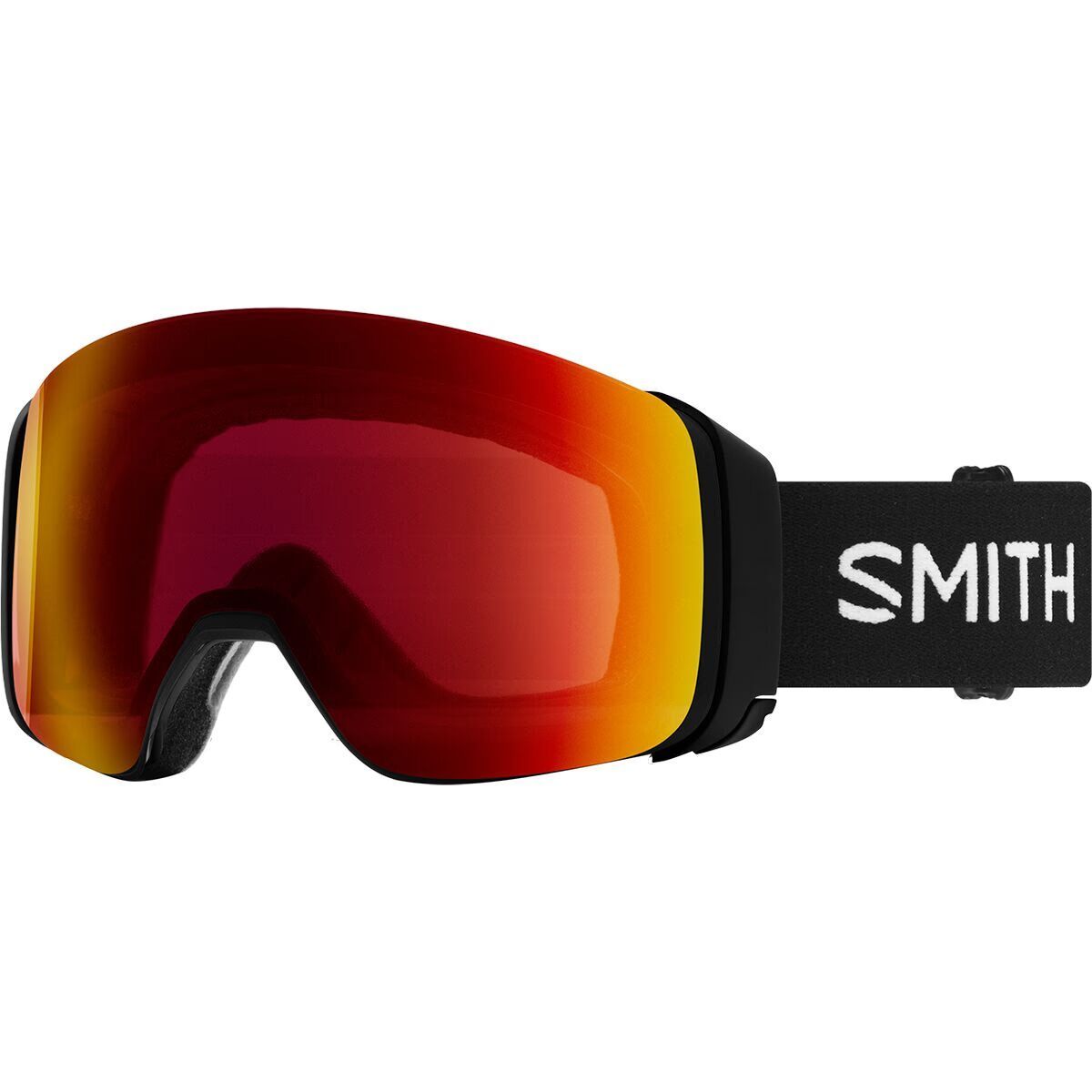 Image of Smith 4D MAG ChromaPop Goggles + Extra Lens Black/ChromaPop Sun Red Mirror, One Size