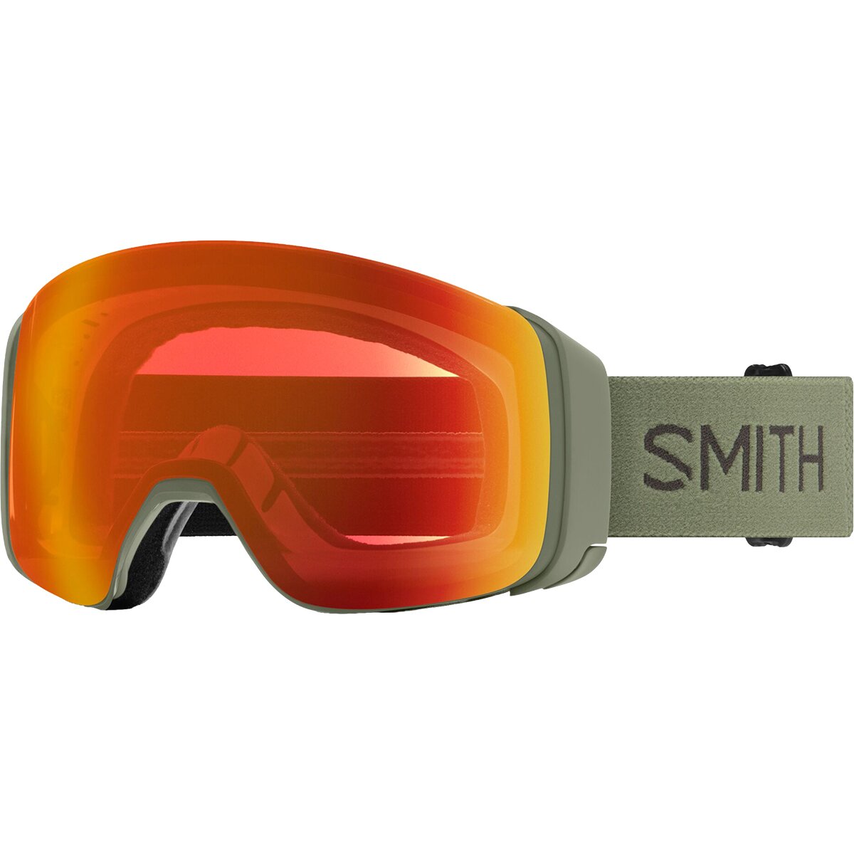 Image of Smith 4D MAG ChromaPop Goggles + Extra Lens Fatigue Green, One Size
