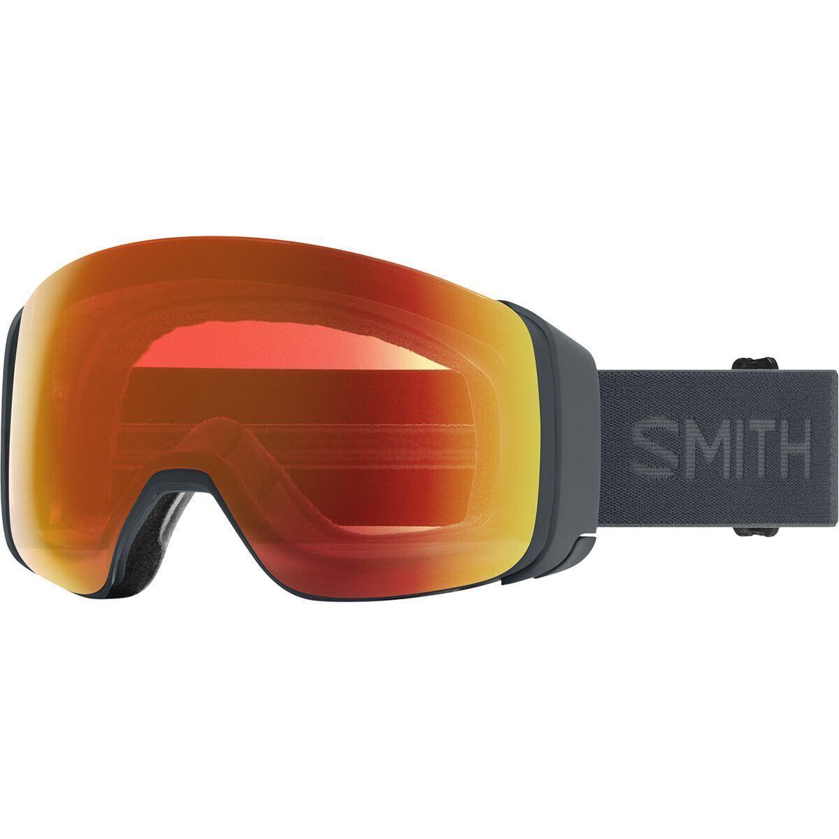 Image of Smith 4D MAG ChromaPop Goggles + Extra Lens Slate/ChromaPop Everyday Red Mirror, One Size