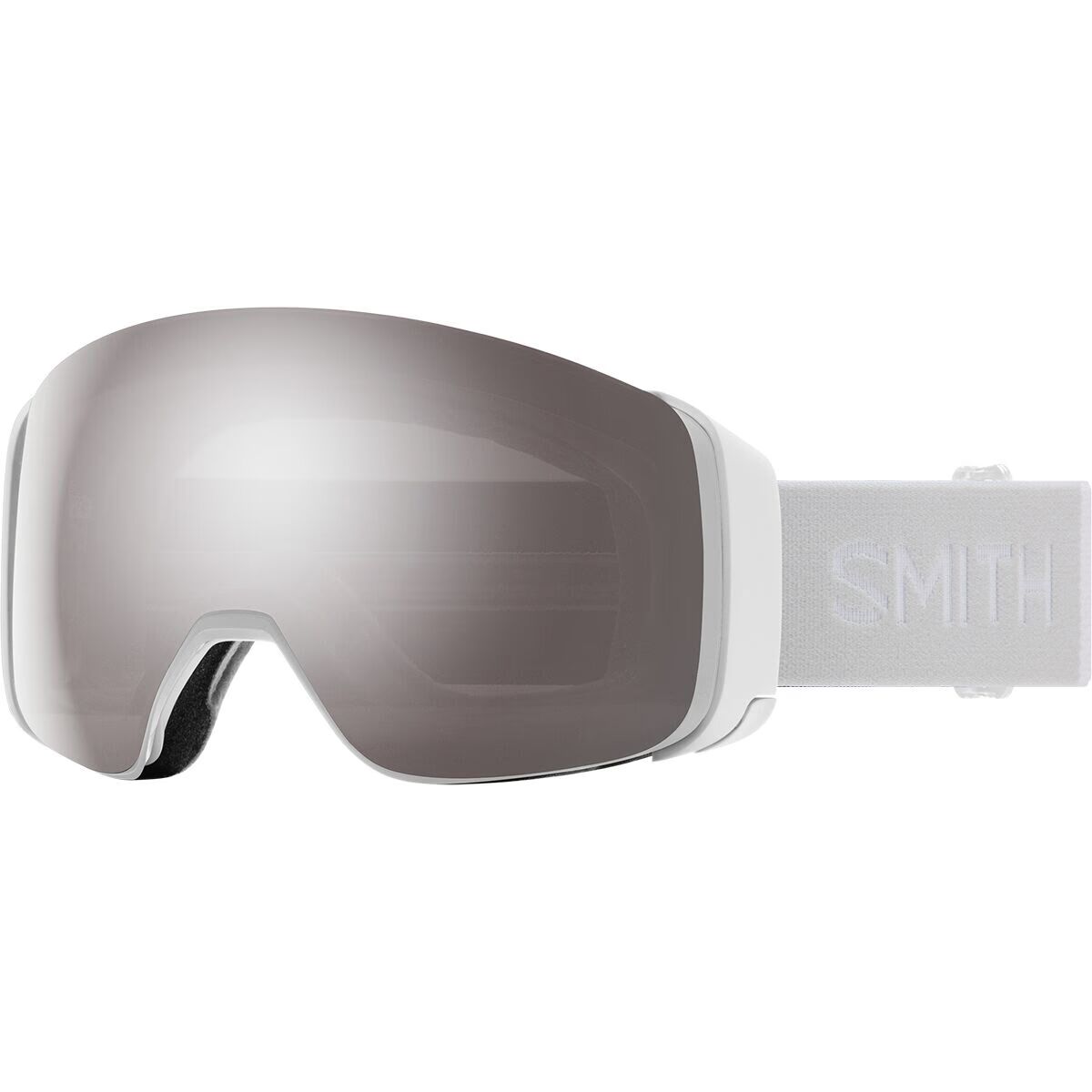 Image of Smith 4D MAG ChromaPop Goggles + Extra Lens White Vapor/ChromaPop Sun Platinum, One Size
