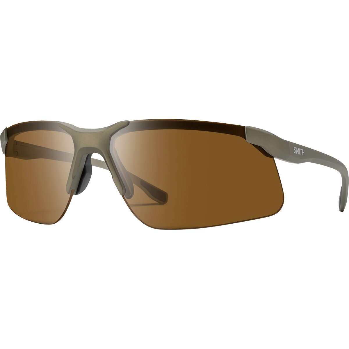 Image of Smith Cipher ChromaPop Sunglasses Matte Olive Oil/ChromaPop Brown, One Size