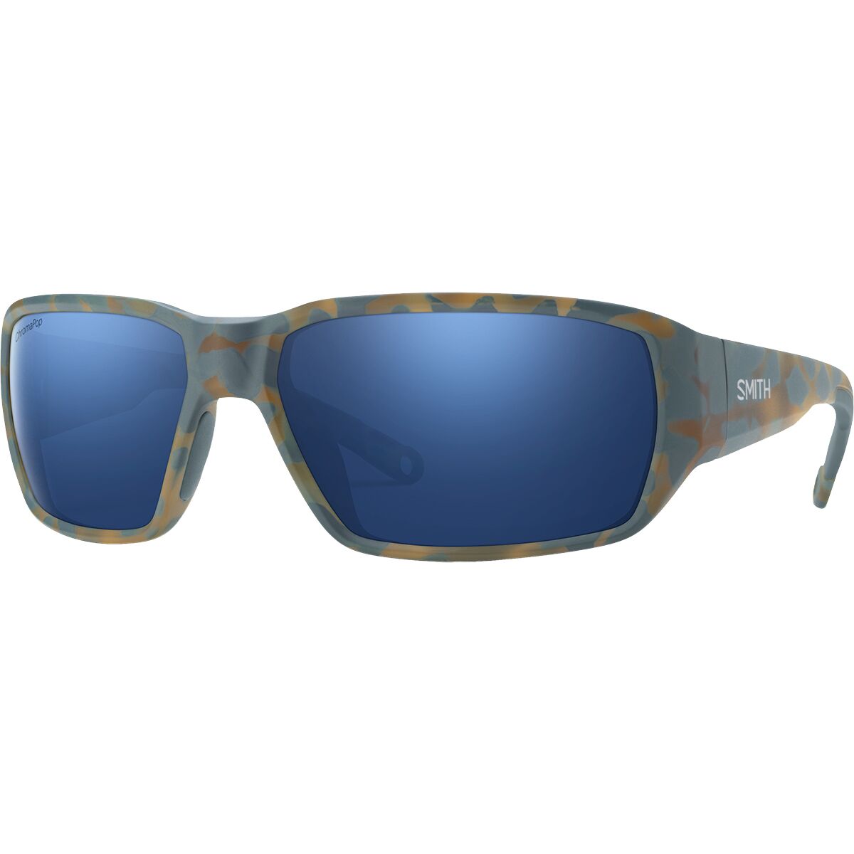 Image of Smith Hookset ChromaPop Polarized Sunglasses Matte Flint/Tarmac Tortoise, One Size