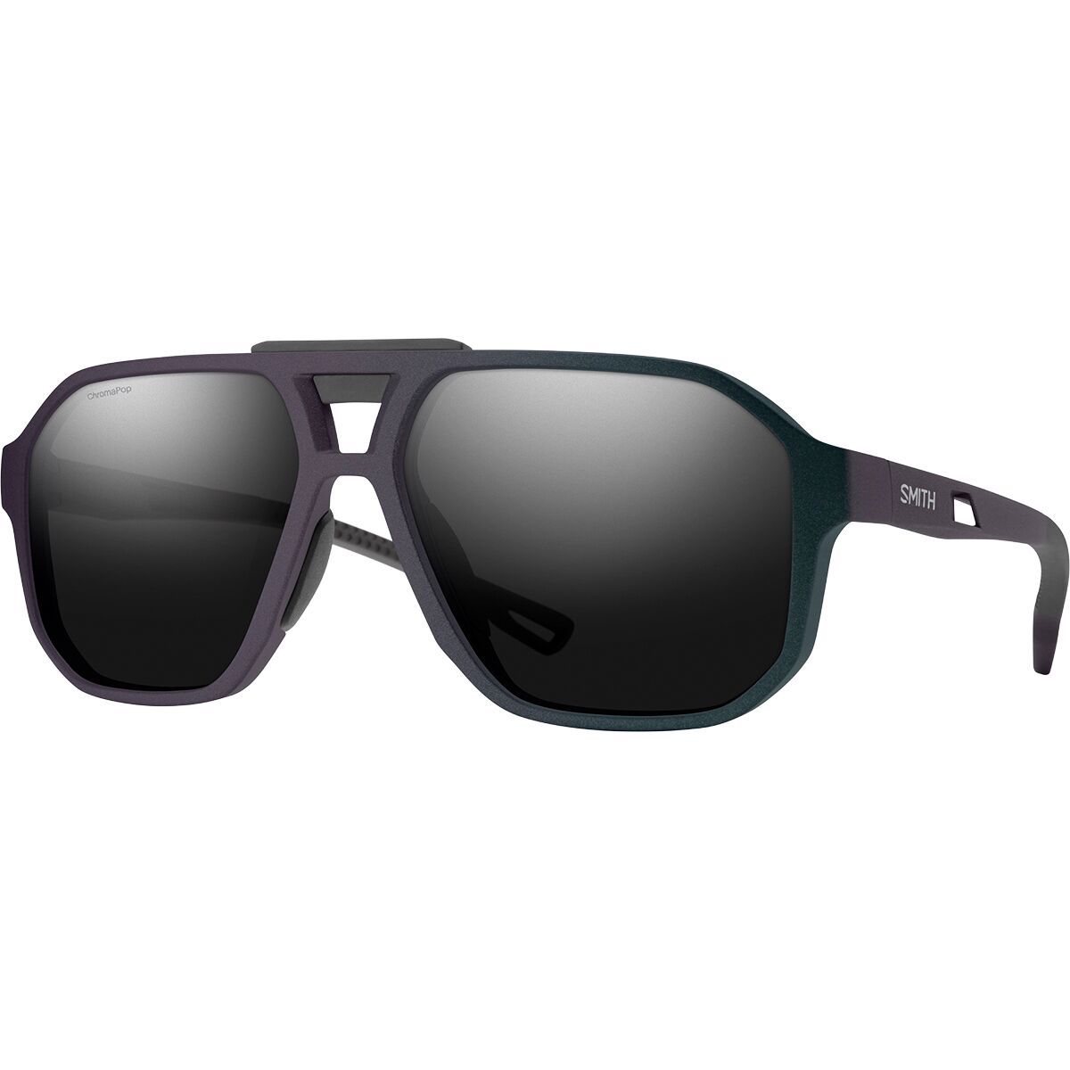 Image of Smith Truss ChromaPop Polarized Sunglasses Matte Fathom/ChromaPop Polarized Black, One Size