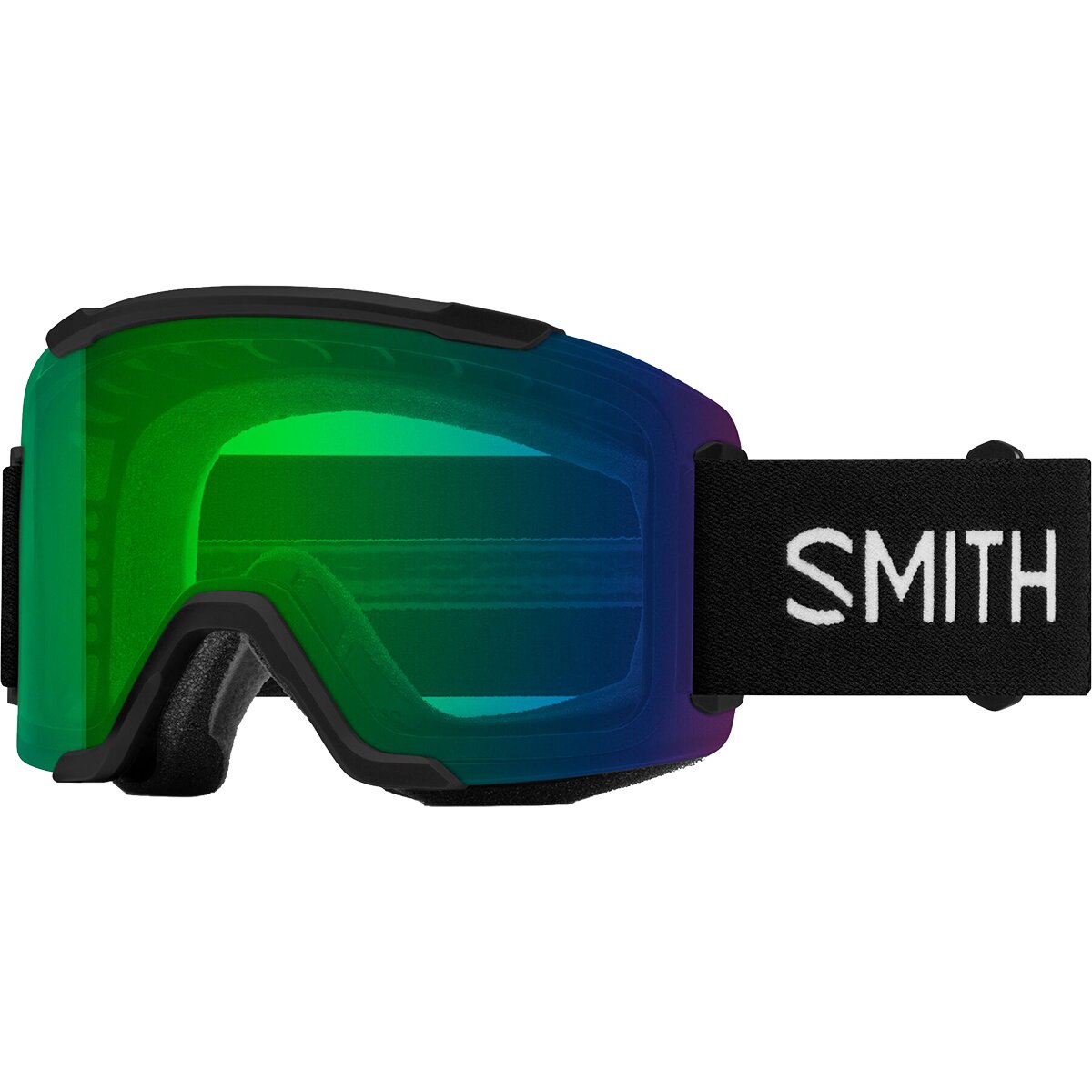 Image of Smith Squad Goggles Black/ChromaPop Everyday Green Mirror2, One Size