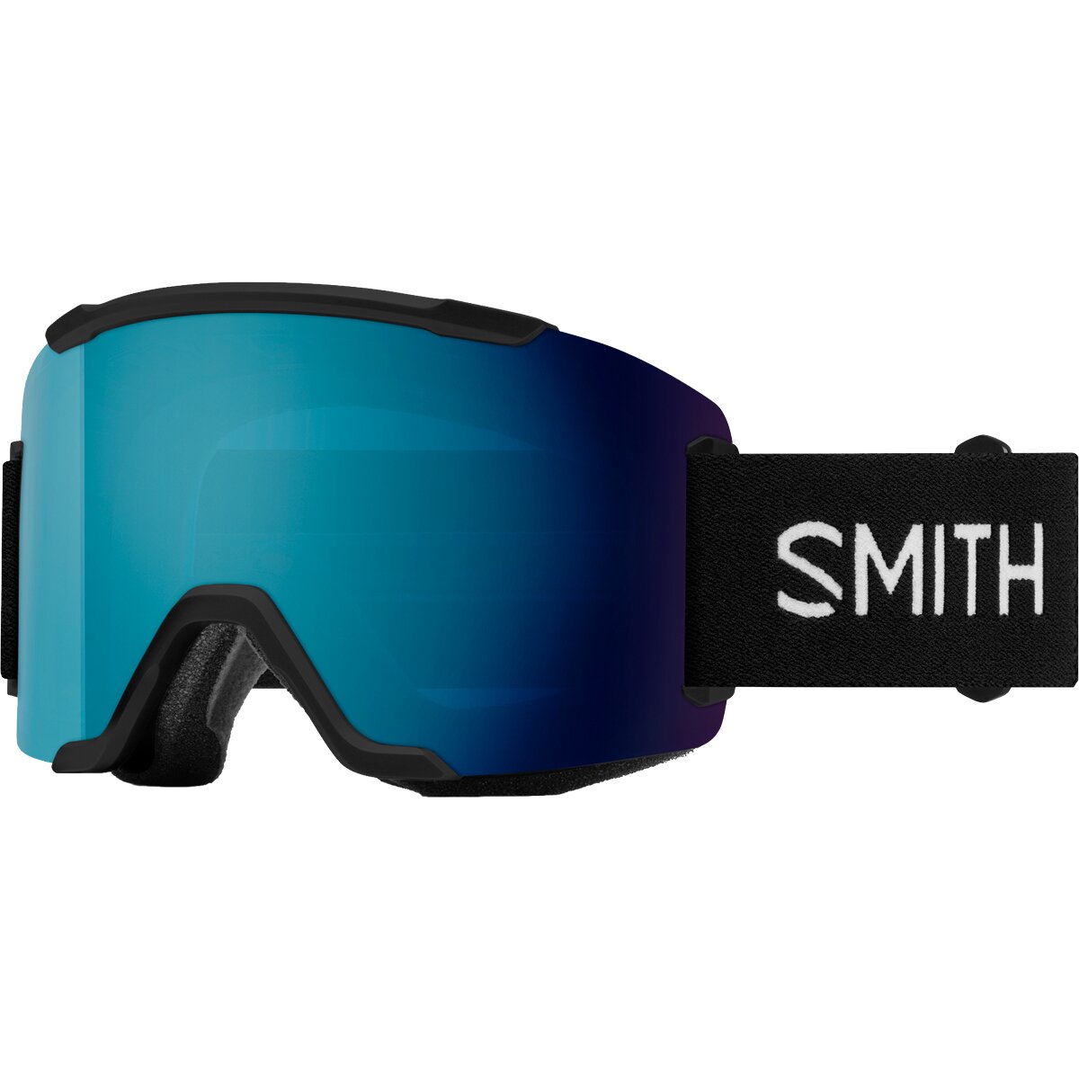 Image of Smith Squad Goggles Black/ChromaPop Sun Blue Mirror, One Size