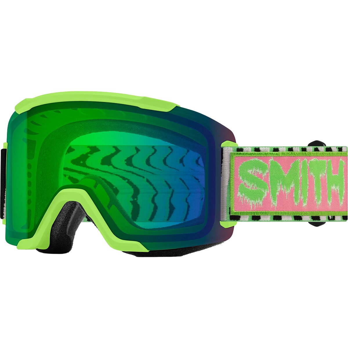 Image of Smith Squad Goggles Slime Static Shag, One Size