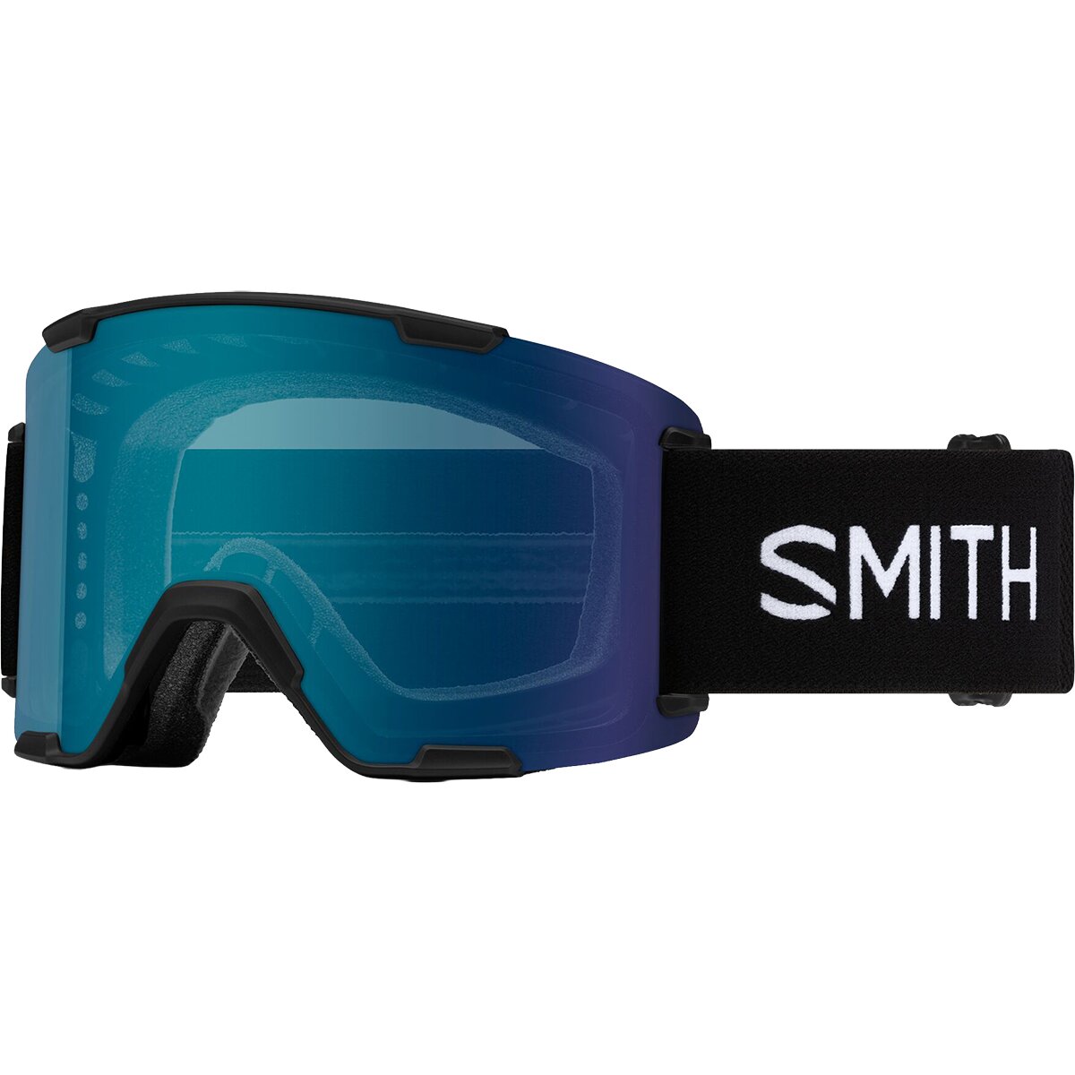 Image of Smith Stash XL Goggles Black/ChromaPop Everyday Blue Mirror, One Size