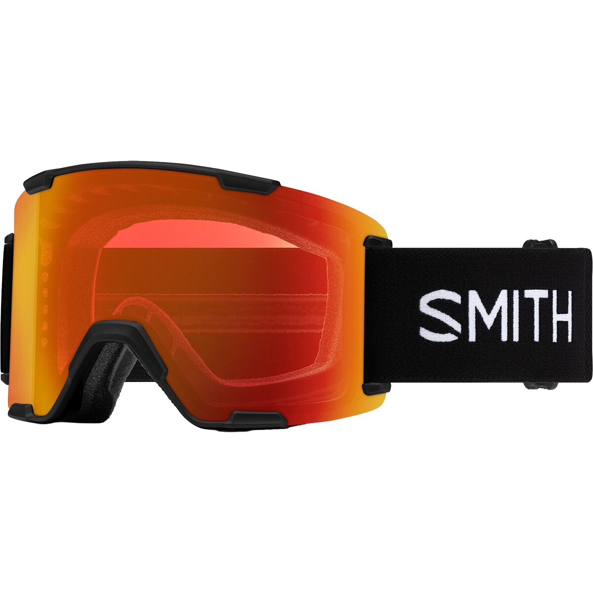 Image of Smith Stash XL Goggles Black/ChromaPop Everyday Red Mirror, One Size