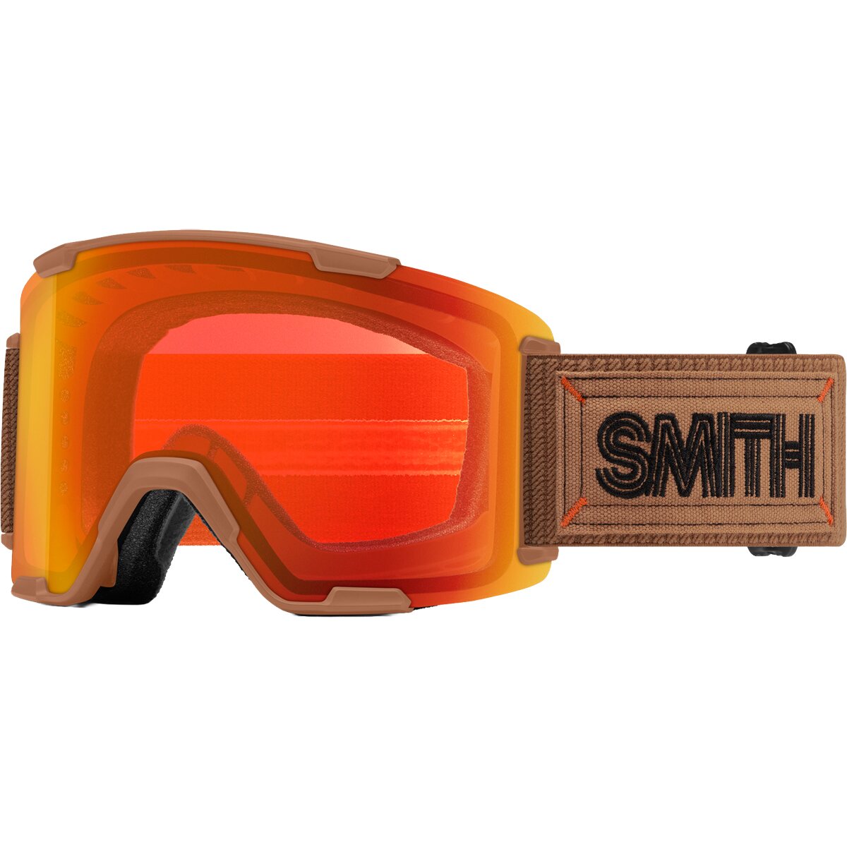 Image of Smith Stash XL Goggles Camel Warm Steel, One Size