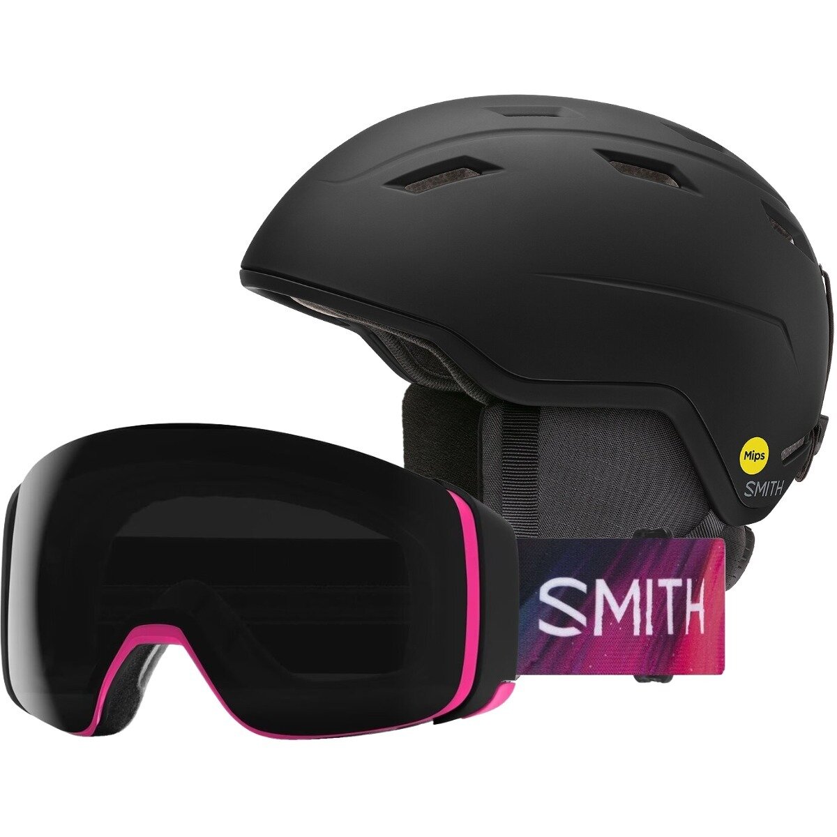 Smith Mondo MIPS Helmet + 4D MAG ChromaPop Goggle , M,One Size