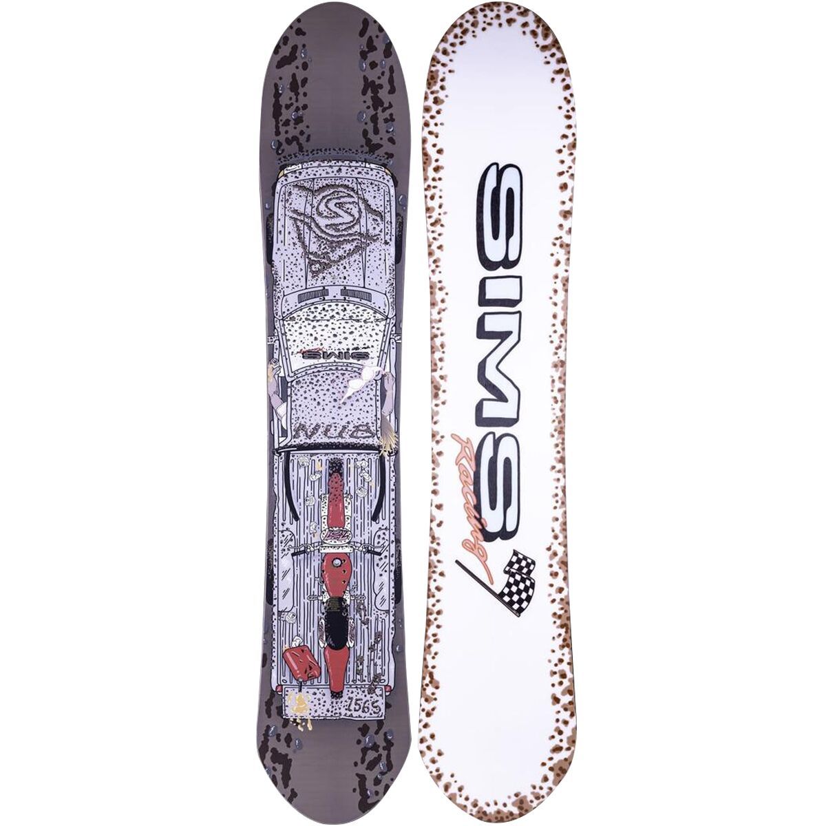 SIMS Snowboards Nub Snowboard 2024 One Color, 156.5cm