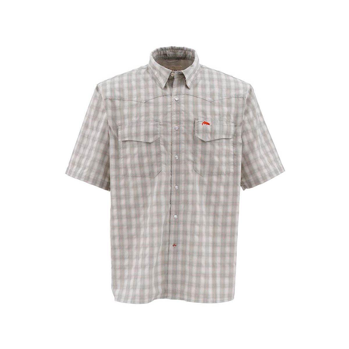 Simms Big Sky Short-Sleeve Shirt - Men's Boulder Plaid, M