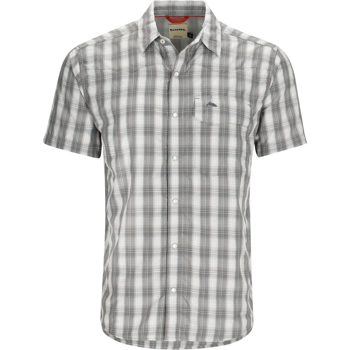 Simms Big Sky Short-Sleeve Shirt - Men's Exuma Plaid, S