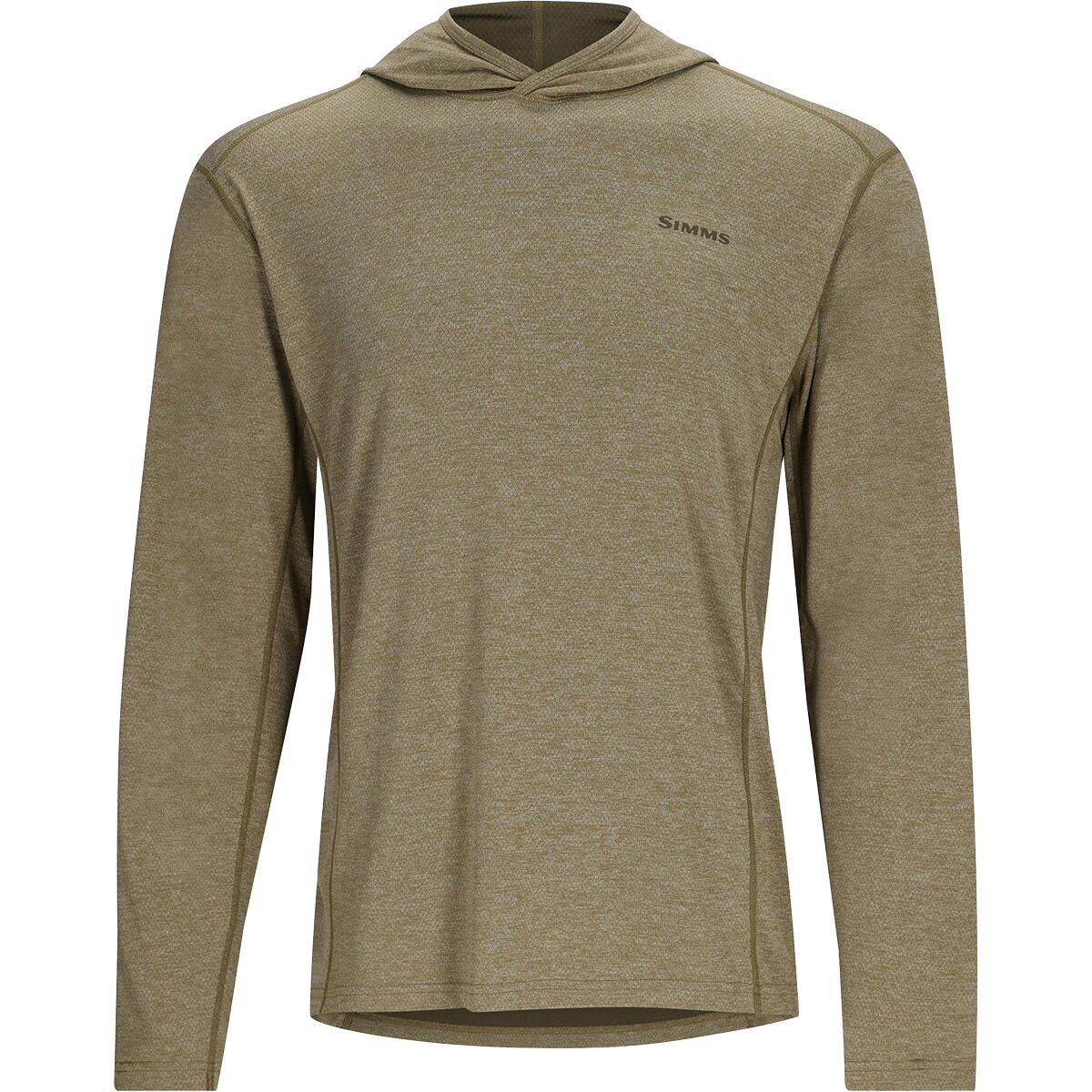 Simms Bugstopper Hoodie - Men's Bay Leaf Heather, S