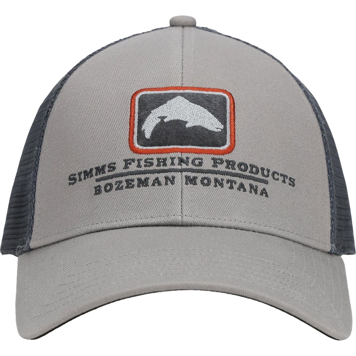 Image of Simms Trout Icon Trucker Hat Cinder, One Size