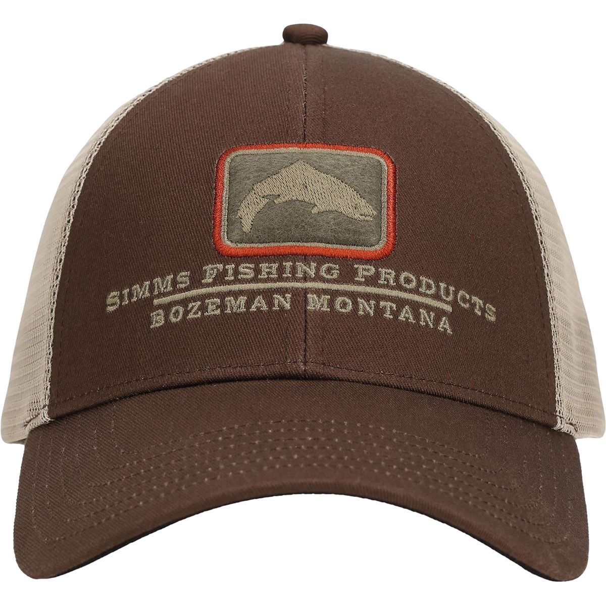 Image of Simms Trout Icon Trucker Hat Kona, One Size