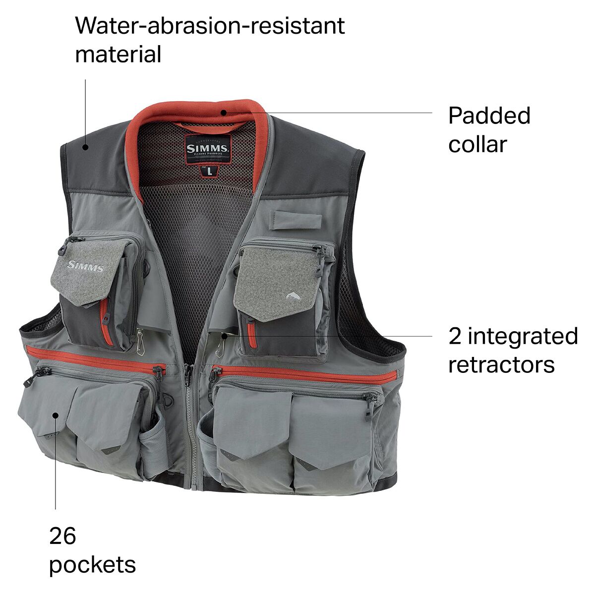Simms Guide Vest - Fishing
