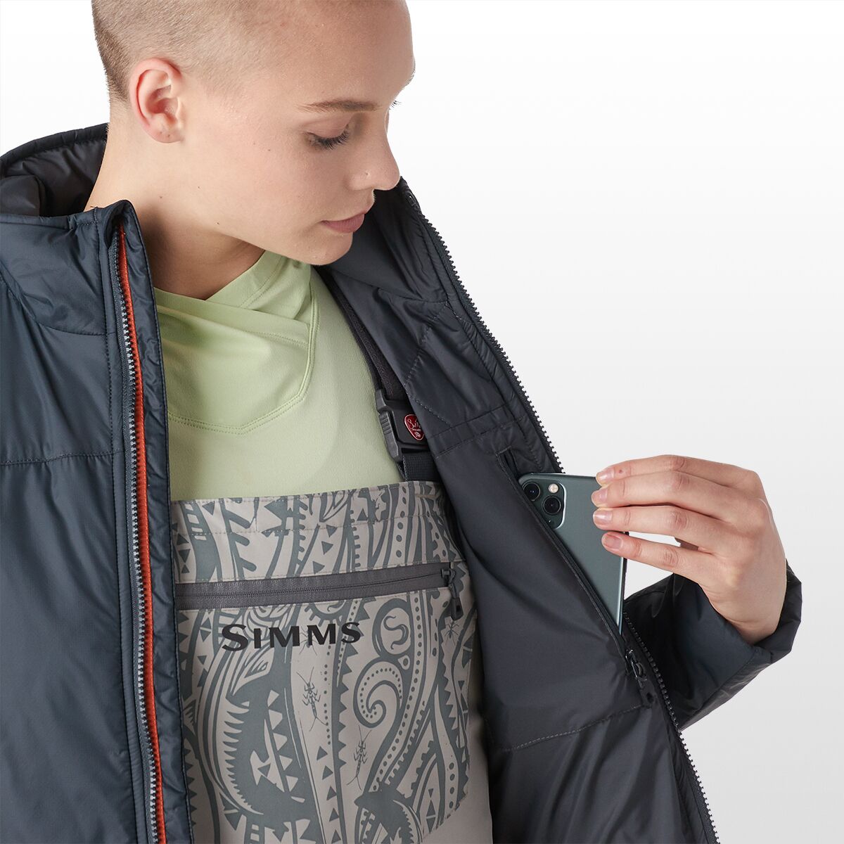 ウェア simms Midstream Insulated Jacket M Simms Midstream Insulated Jacket - Dark Moon - TackleDirect