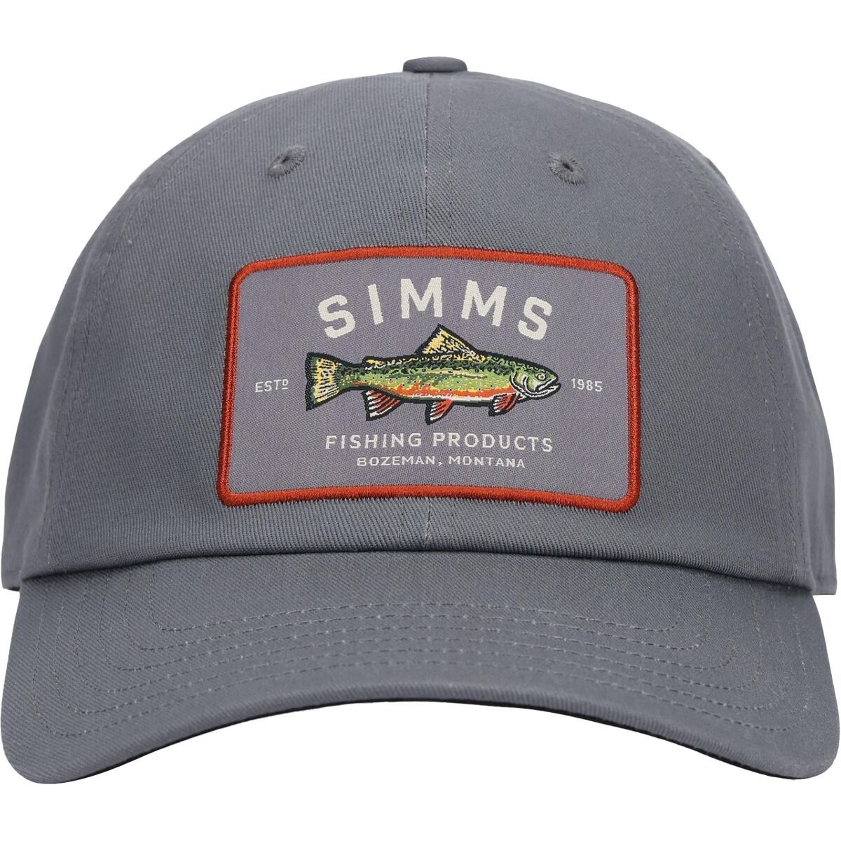 Image of Simms Single Haul Cap Gunmetal Trout, One Size