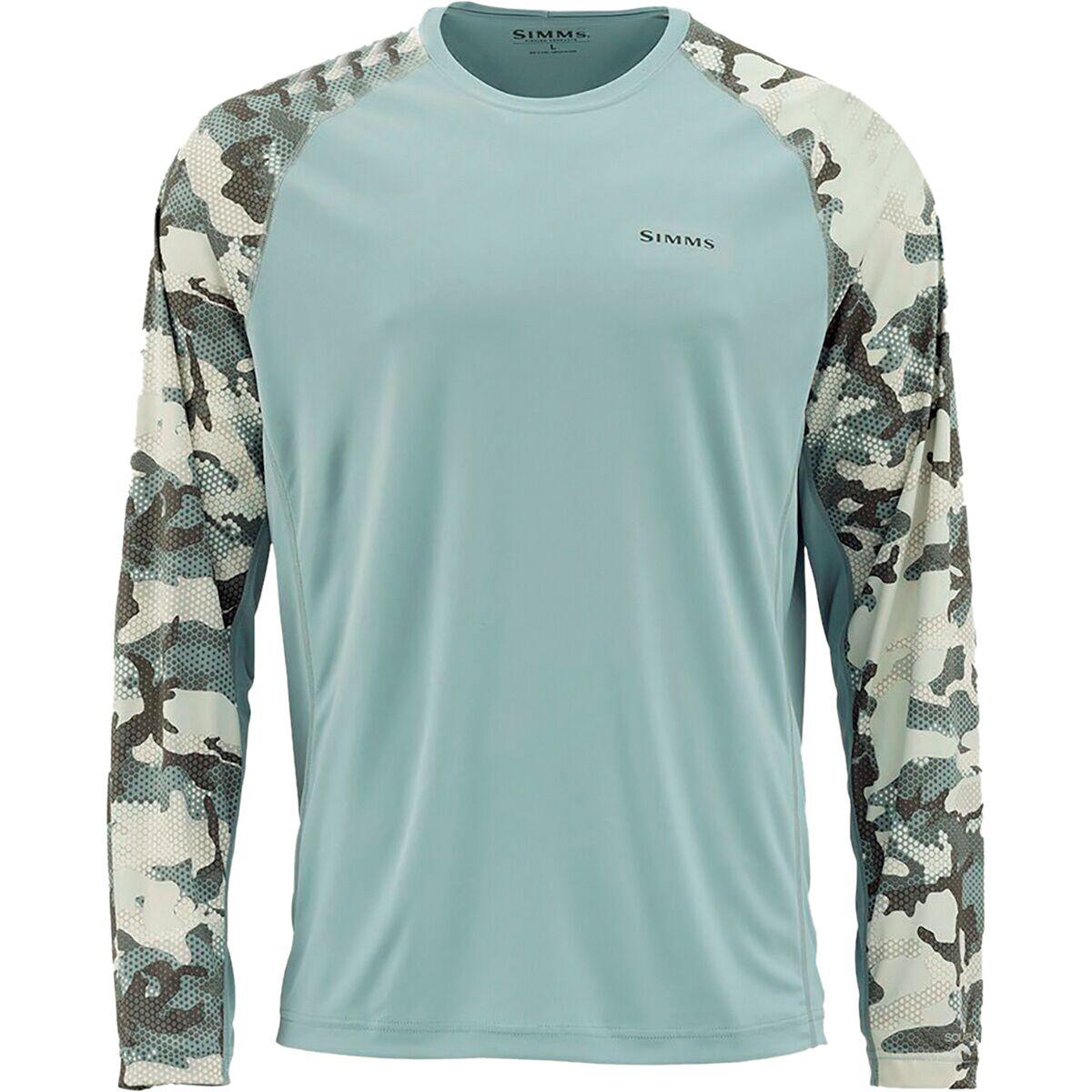 Simms SolarFlex Long-Sleeve Crewneck Print Shirt - Men's - Clothing