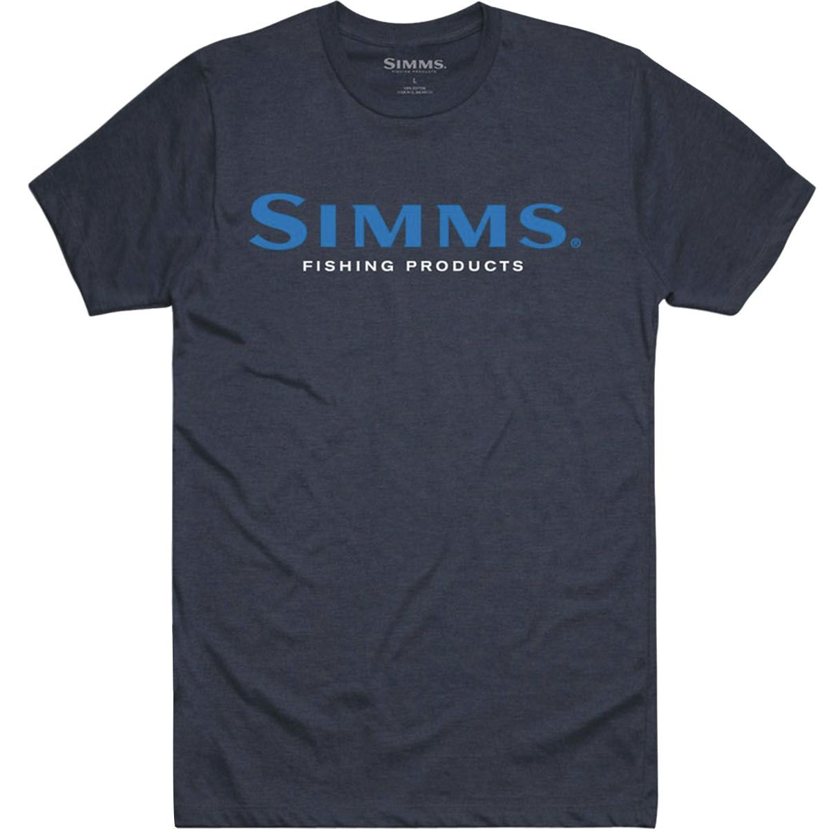 Simms Simms Logo T-Shirt - Men's Storm Heather, 3XL