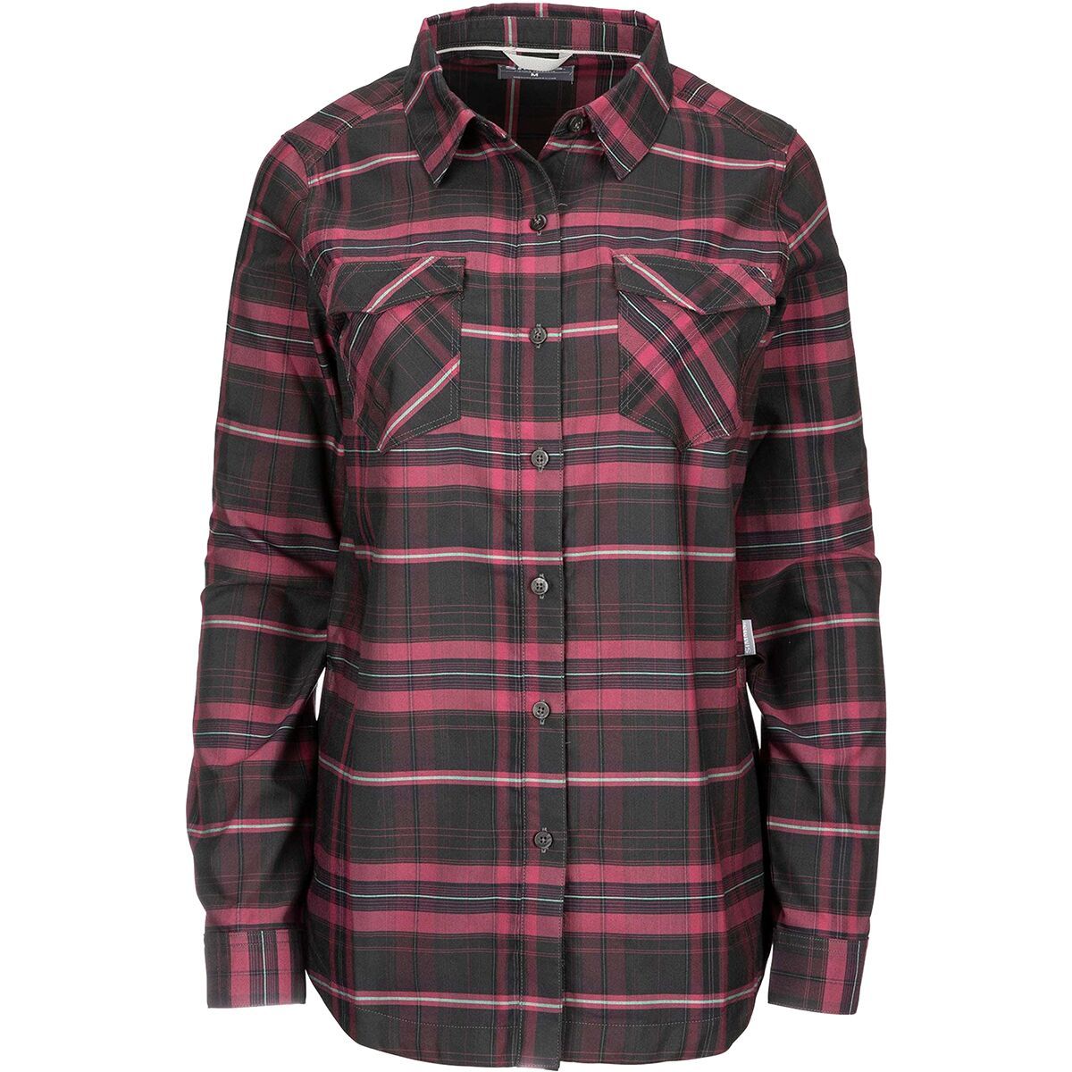 Simms Sunrise Tunic Shirt - Women's Carbon Garnet Plaid, XS
