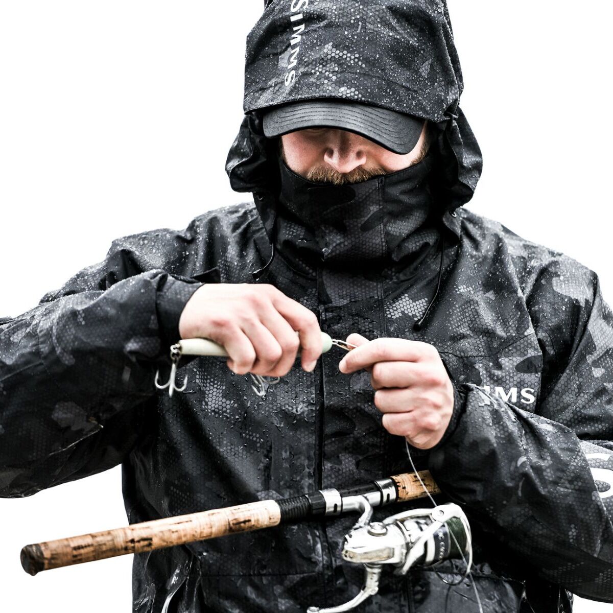 Veste De Pluie Simms Challenger – Homme – Taille M – Camouflage Olive – Neuve Avec étiquettes