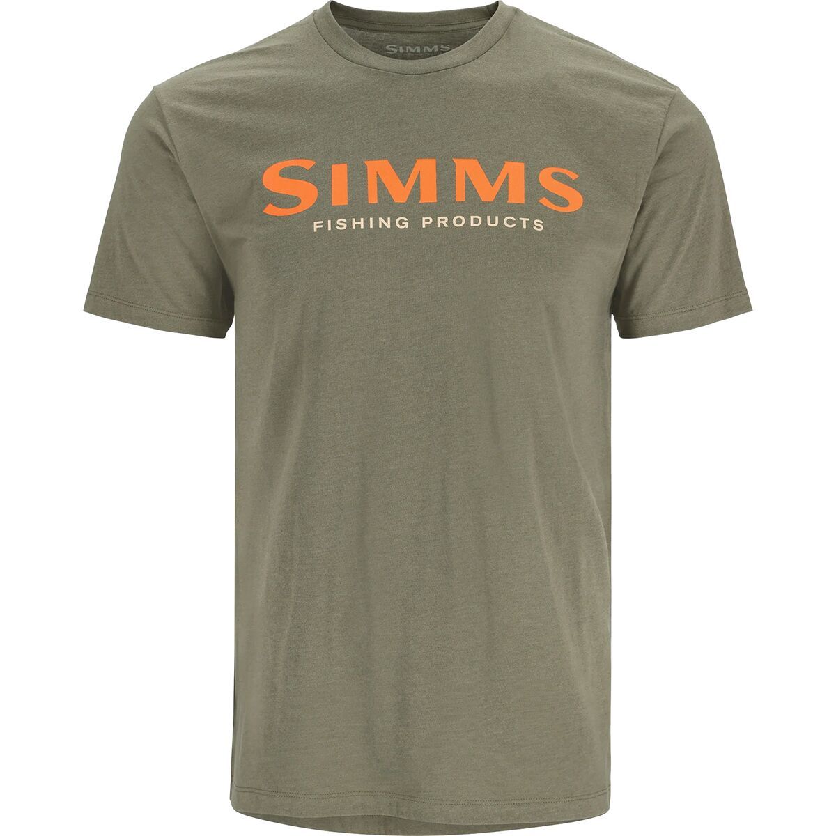 Simms Logo T-Shirt - Men's Military Heather, M
