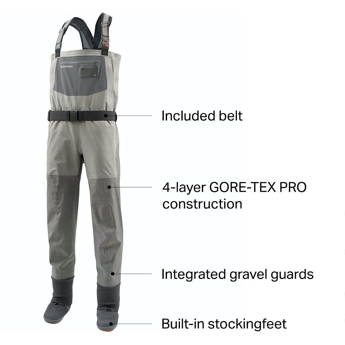 Simms G4 Pro Stockingfoot Wader - Men's - Fishing