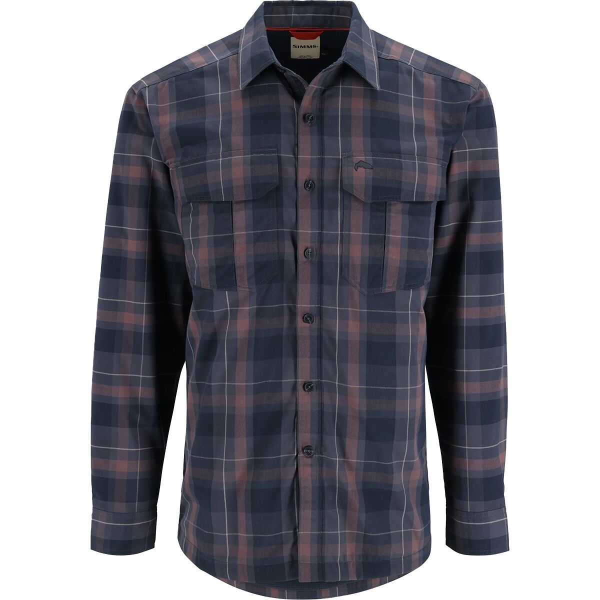 Simms Coldweather Long-Sleeve Shirt - Men's Selvedge Logan Plaid, S