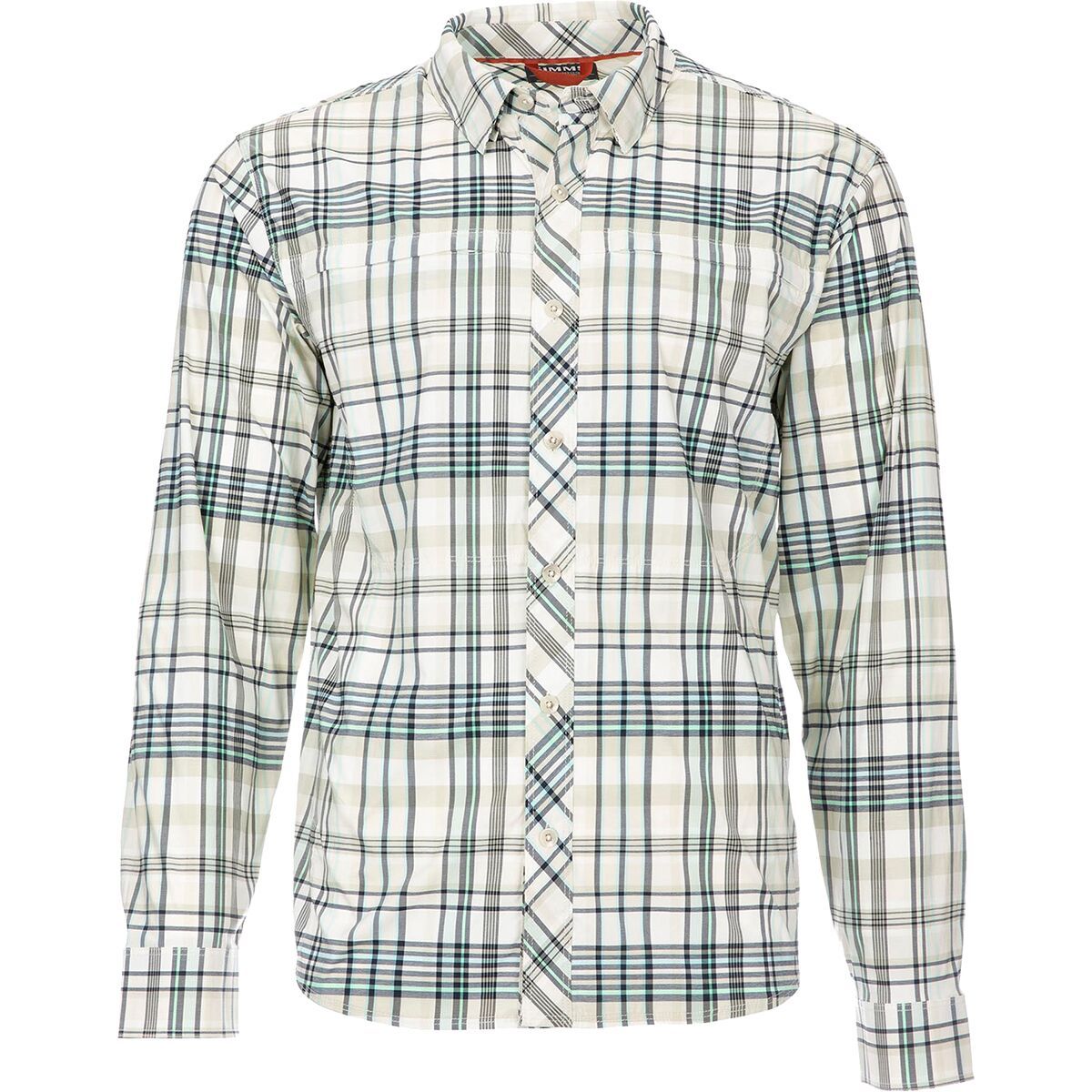 Simms Bugstopper Long-Sleeve Plaid Shirt - Men's Pearl Madras Plaid, M